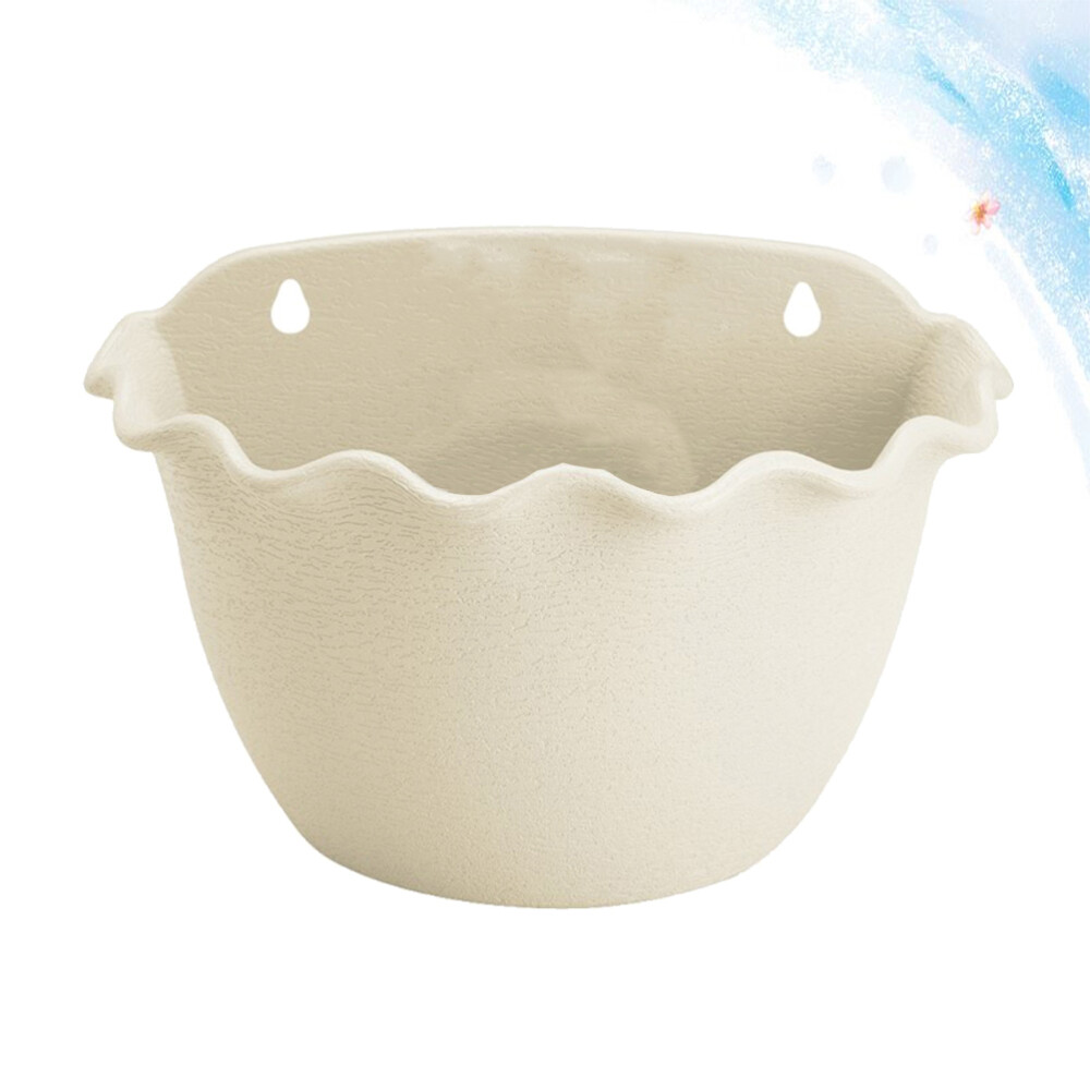 Rabbit Garden Statue Plants Semi-circular Plastic Flower Pot