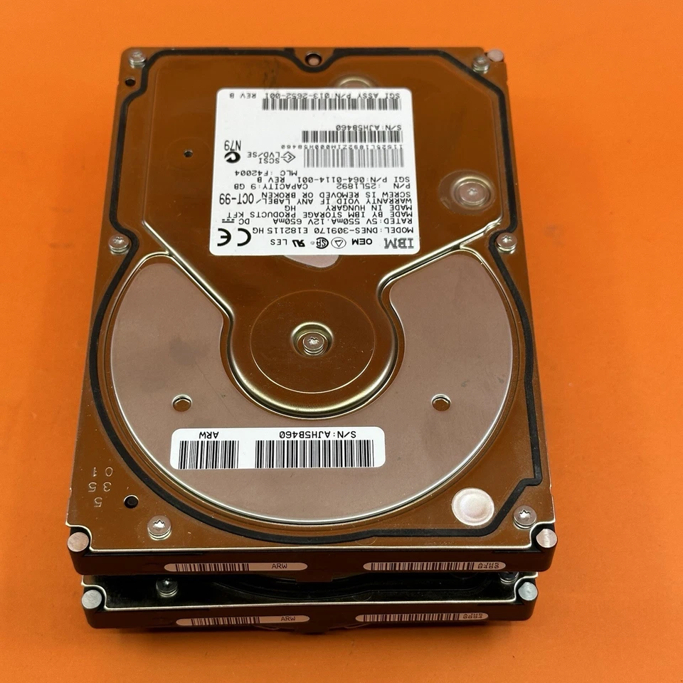 IBM Ultrastor/OEM 9Gb LVD/SE 7.2K Ultra2 SCSI DNES-318350 P/N 064-0114-001 HDD - Image 4 of 4