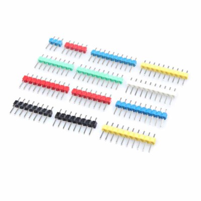 50Pcs 2.54mm 1*3/4/5/6/7/8/10Pin PCB Male Pin Header Strip