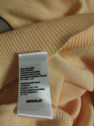 Lacoste Pullunder Vintage gelb Gr. 3 - Bild 5 von 6