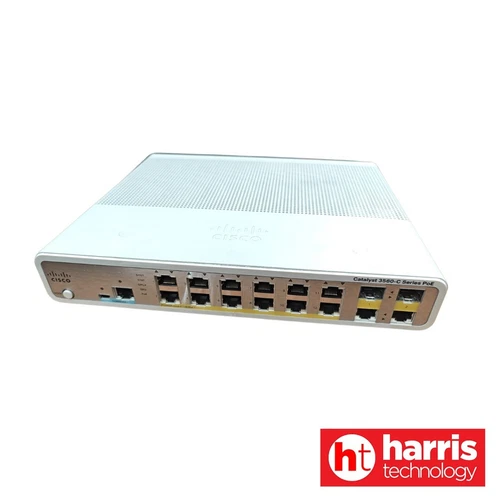 Cisco WS-C3560C-12PC-S 12 Port w/GbE uplinks PoE Managed Switch