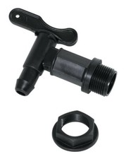 Replacement Water Butt Tap Ward Universal Tap Black Plastic Standard Thread
