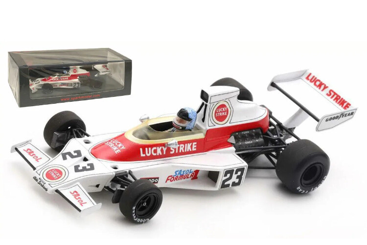Spark S5737 McLaren M23 #23 South African GP 1974 - Dave Charlton 1/43 Scale