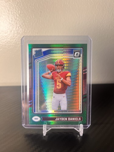 2024 Donruss Optic Rated Rookie Jayden Daniels Green Hyper Prizm #248