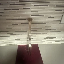 Antique Gorham Nouveau Sterling Silver Meat Carving Serving Fork