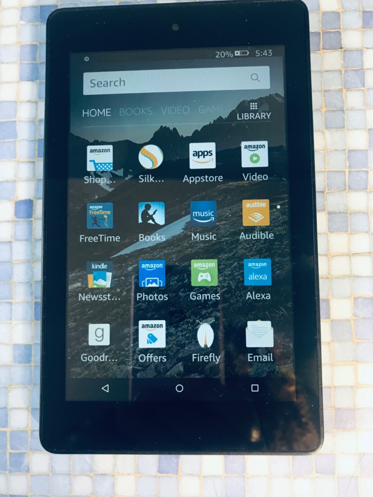 Amazon Kindle Fire HD 6 (4th Generation) PW98VM Black - Tablet EReader-image