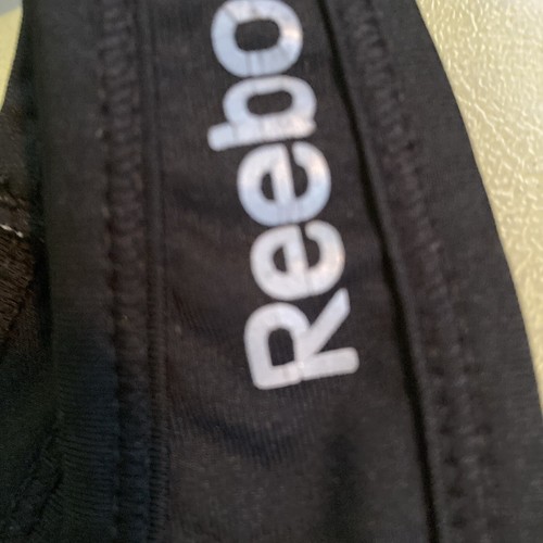 Reebok Womens Sports Bra Racerback Pullover Size M Black & Pink - Picture 4 of 6