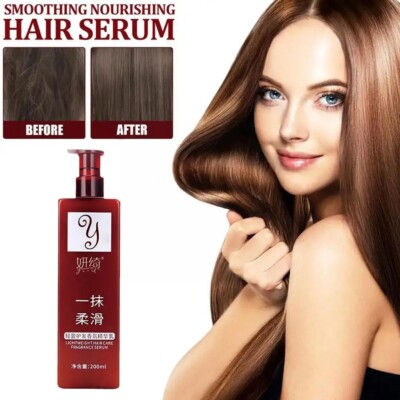 Crema de pelo hidratante Alisador progresivo de pelo Reparador de resequedad
