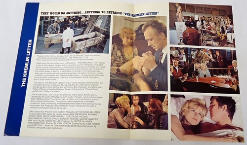1970 distributors movie promo ~ THE KREMLIN LETTER ~ Bibi Andersson