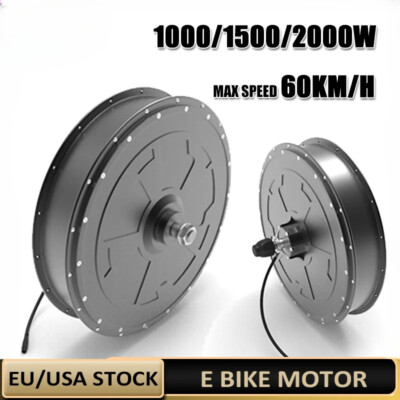 48V 1000W 1500W 2000W Electric Bike Hub Motor Rear Wheel
