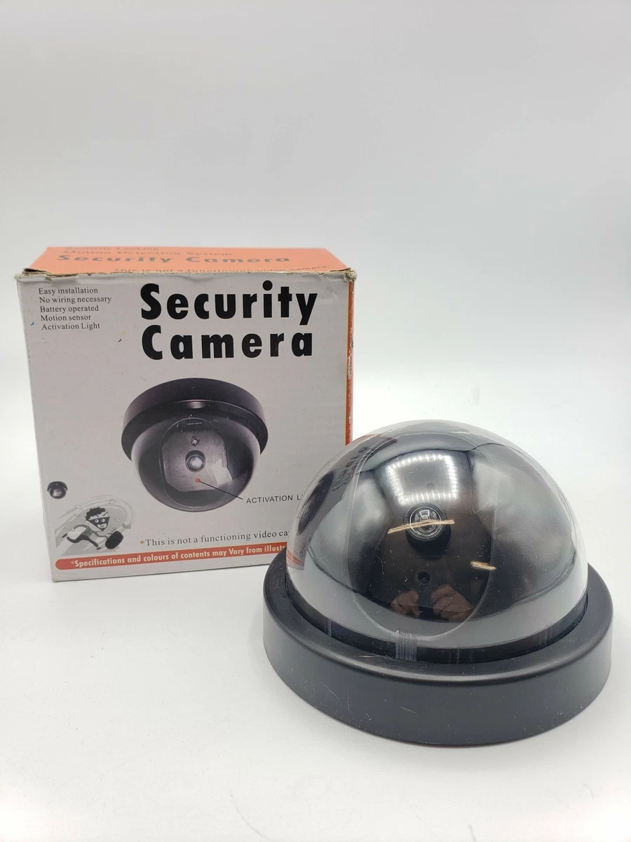 dummy security camera with motion detector