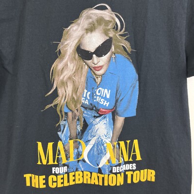 Madonna's Celebration Tour Tshirt Pop 4 Decades Celebration