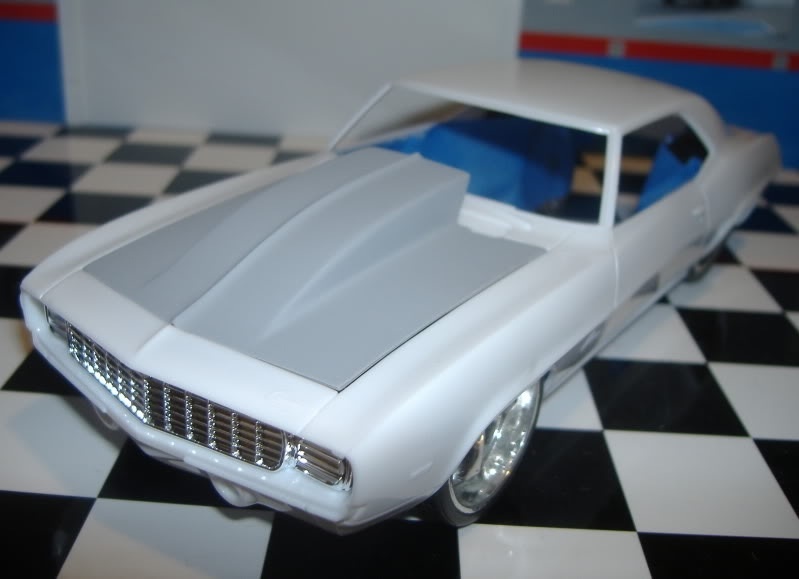 Resin Outlaw Hood for '69 Camaro Revell 1/25. HOT! | eBay
