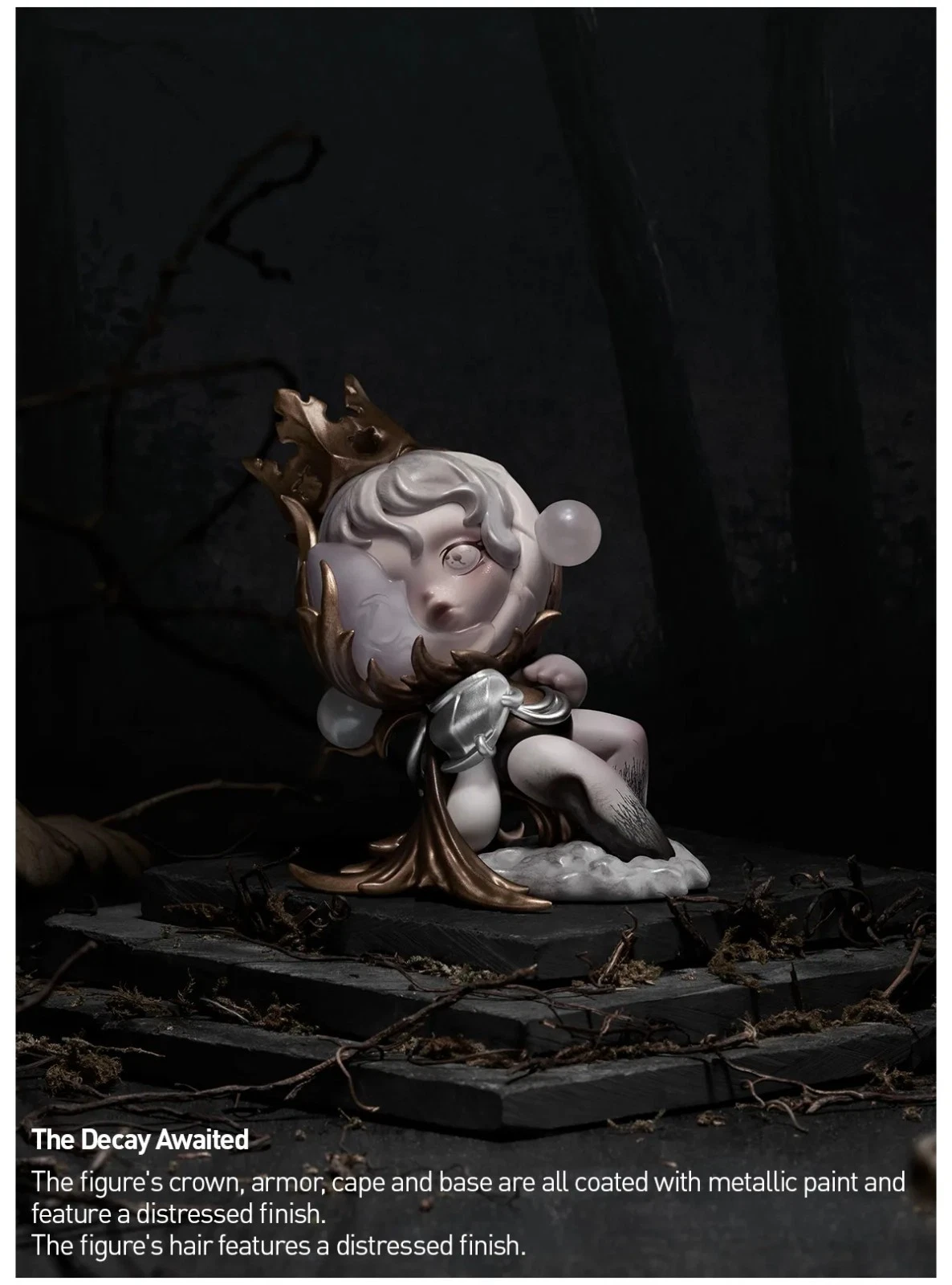 POP MART x Skullpanda Petals In Four Acts Series Confirmed Figure in Open Box - product detail image 1