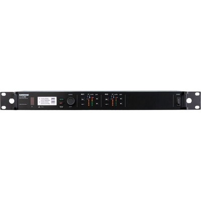 Shure ULXD4D H50 (534-598 MHz) Dual Channel Digital Wireless Microphone Receiver