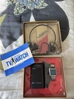 Seiko Vintage Digital TV Watch T001-5019 in original packaging /Non-working