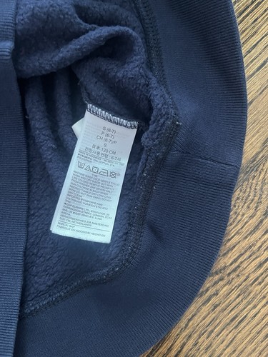 GAP logo Boys Crewneck Blue Navy sweatshirt size S - Picture 3 of 4