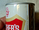 Fischer's Old German Style Beer Can SS Straight Steel Florida Stamp Bottom — photo 5
