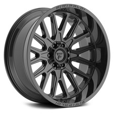 Fittipaldi Off-road Fa18b Wheels 22x12 -44 5x139.7 78.1 Black Rims Set Of 4