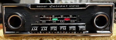 Becker Radio Europa II  - Refurbished with warranty R107 - 1970 s