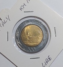 Italia 500 lire, 1990 - KM 111