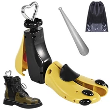 Shoe Stretcher Men Professional Boot Stretcher Adjustable Width Length for Wi...