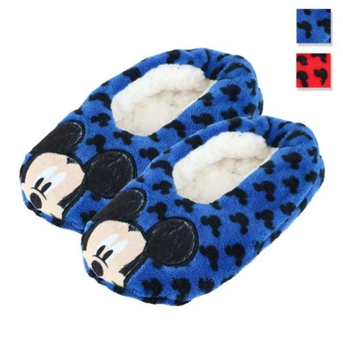 Pantoufles D'Hiver Fermées Disney MICKEY MOUSE Chaussons En Peluche Enfant 3416 - Photo 1/1