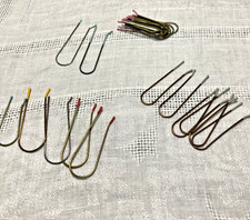 22 Hot Roller Pageant Curler Pins Clips Metal 22 pins for hair Original VTG