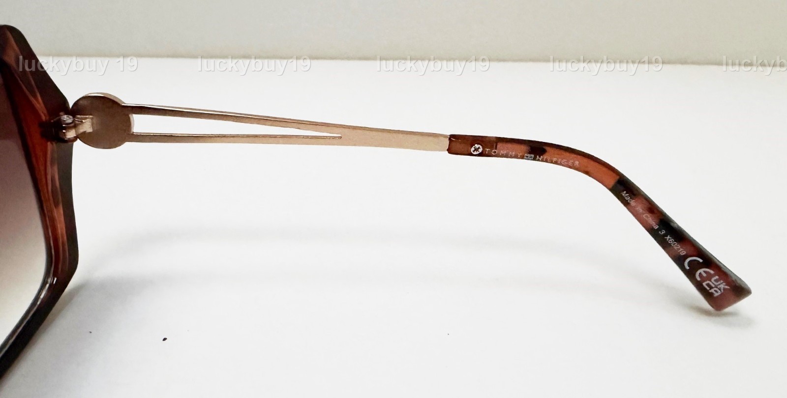 Tommy Hilfiger WM OL 655 Oversized Brown Authentic  Women Sunglasses /1496/ NEW thumbnail 3