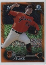 2016 Bowman Chrome Prospects Orange Shimmer Refractor Ray Black #BCP215 6h5