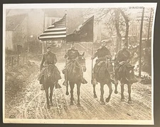1918 Photo Type 1-WWI 5th Artillery Of First American Division Marches Germany