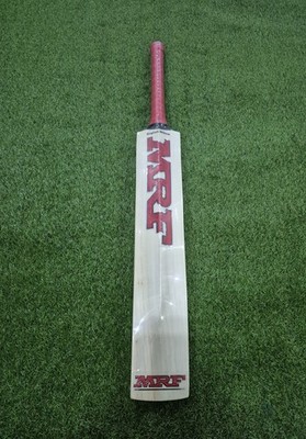 MRF GENIUS GRAND MASTER CRICKETSCHLÄGER, DICKE KANTE, KURZER GRIFF, ENGLISH WILLOW.
