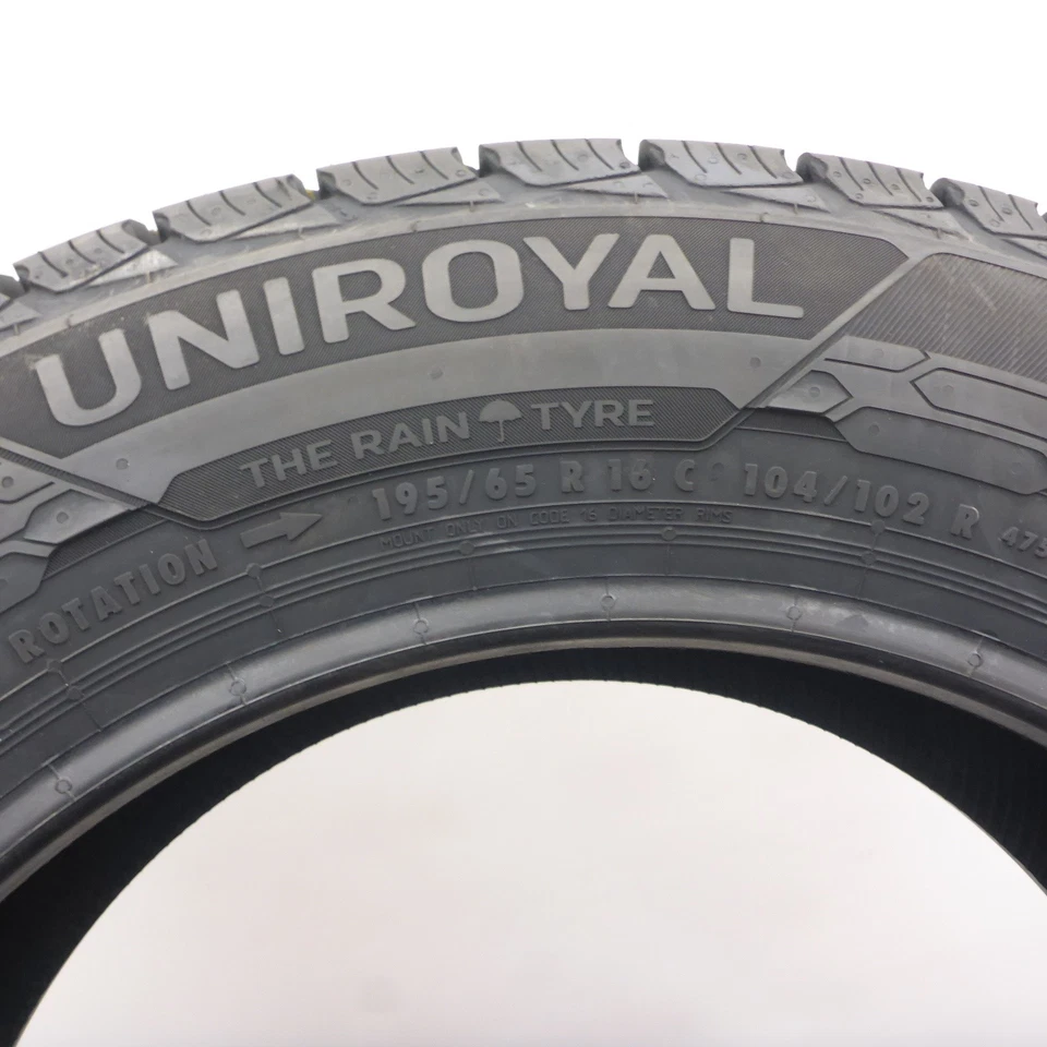 195 65 16C 1x Uniroyal 195/65 R16C 104/102R Snow3 Neumáticos 2022 Completo - Imagen 3 de 4