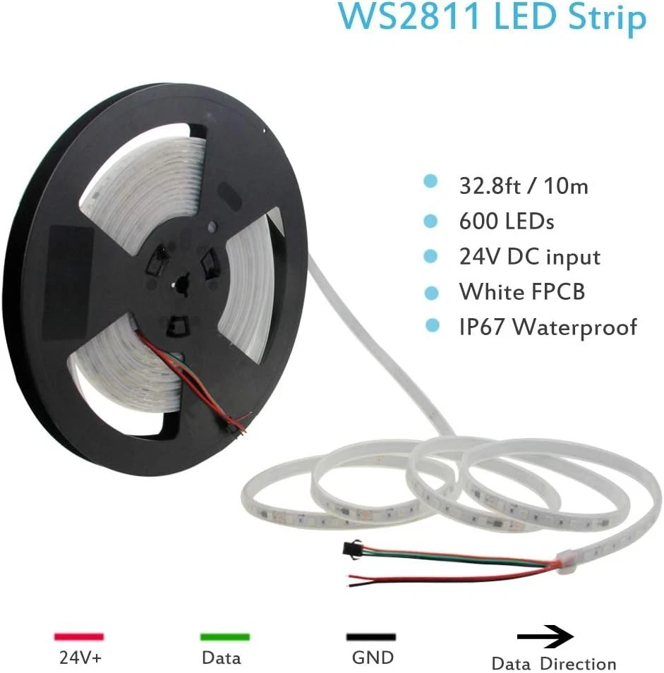 WS2811 Digital LED Lights 32.8ft Dream Color - Image 4 of 4