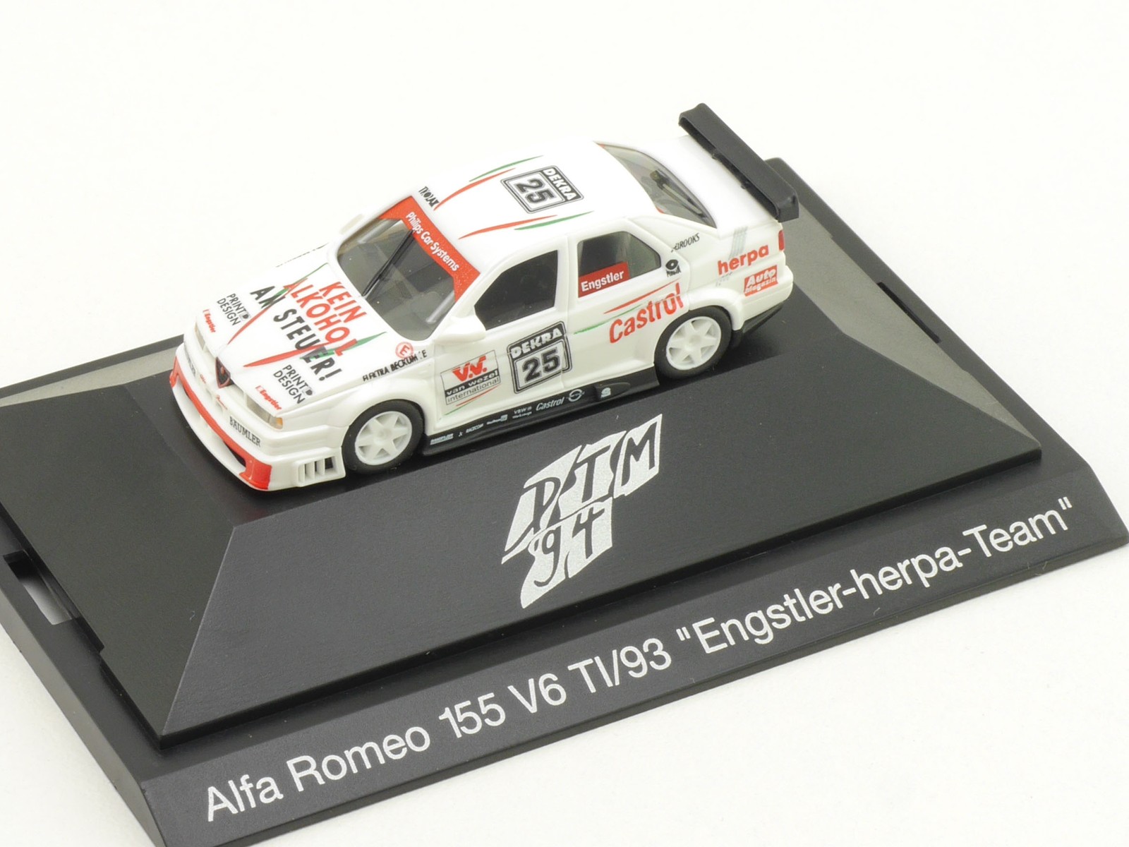 Herpa 036078 Alfa Romeo 155 Engstler Herpa Team DTM 1994 OVP 1605-19-05