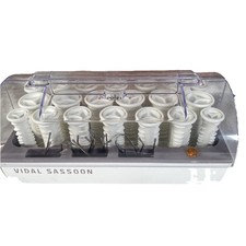 Vidal Sassoon Hairsetter with Clips VS321 Hot Rollers Hair Curlers Tested Works