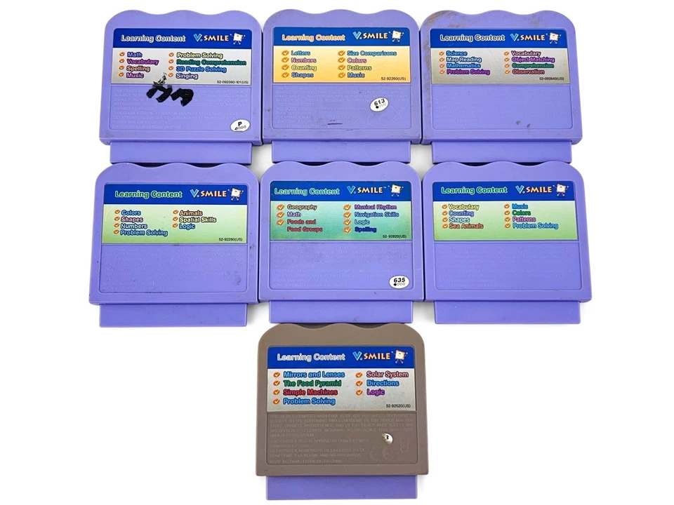 Lot of 7 VTECH V.Smile Game Cartridges Spiderman Zayzoo Superman - Image 4 of 4