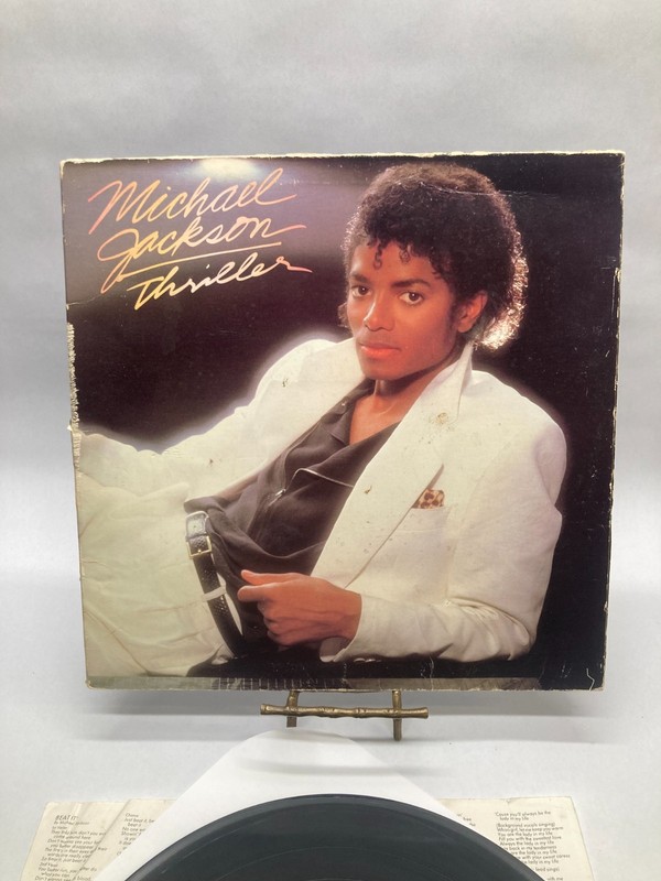 Michael Jackson Thriller Vintage Vinyl LP 1982 Epic Record QE 38112