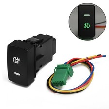 5pin Led Car Push Button Fog Light Switch With Wire For Civic For Accord For Crv