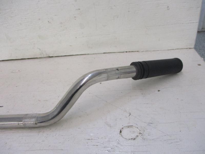 Harley Davidson Drag Style Stainless Dimpled Handlebars Chrome