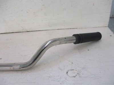 Harley Davidson Drag Style Stainless Dimpled Handlebars Chrome