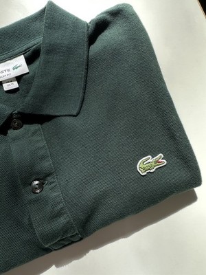 Lacoste - Slim Fit - Gr. 3  Herren Polo-Shirt  - dunkles grün - Neuwertig