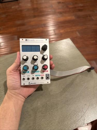 Mutable Instruments Braids Macro Oscillator Eurorack +Ribbon EXshape.   Z15