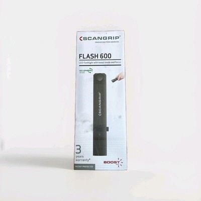 LED-Taschenlampe FLASH 600 600 lm 2xC Batterien 150m SCANGRIP