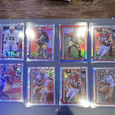 49ers LOT 2025 Topps Chrome George Kittle Trent Williams Christian McCaffrey
