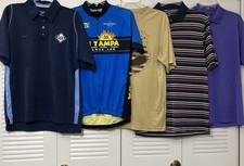 Men  s Shirts Lot Of 5 Casual Polo T Shirt Medium And Small