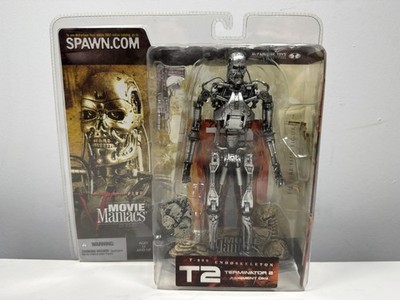 NEW SEALED MOVIE MANIACS T2 TERMINATOR T-800 ENDOSKELETON SERIES FIVE MCFARLANE 