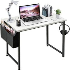 Small Computer Desk White Writing Table for Home Office NEW NIB