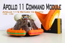 1/32 1/48 Scale Apollo 11 Return Cabin Static...