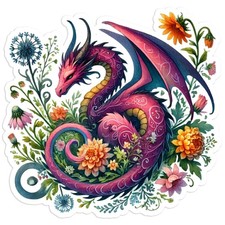 Red Dragon - Vinyl Decal Sticker - Car Window Laptop - 1126